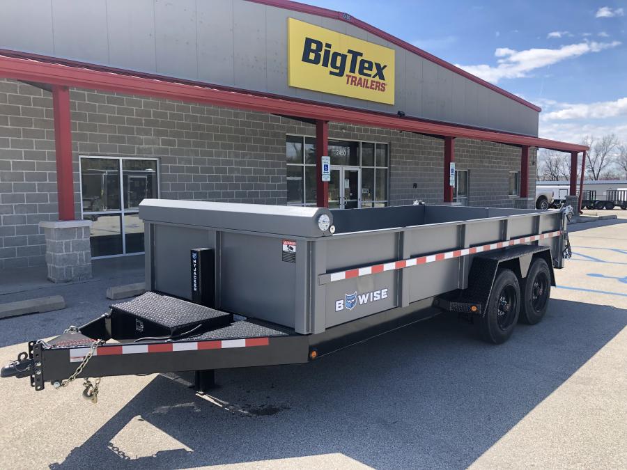 B-Wise DLP16-17 Dump, 82" x 16', 17.6K, Hydraulic Jack Image 0