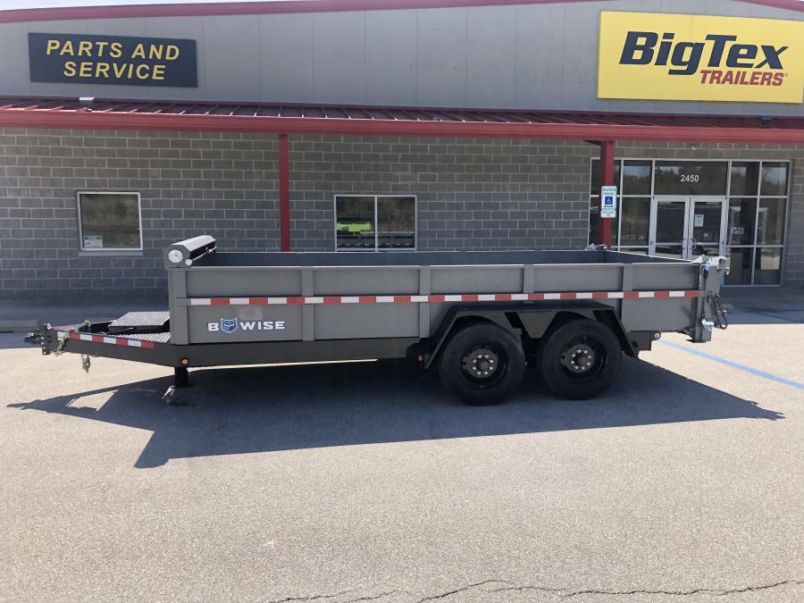 B-Wise DLP16-17 Dump, 82" x 16', 17.6K, Hydraulic Jack Image 4