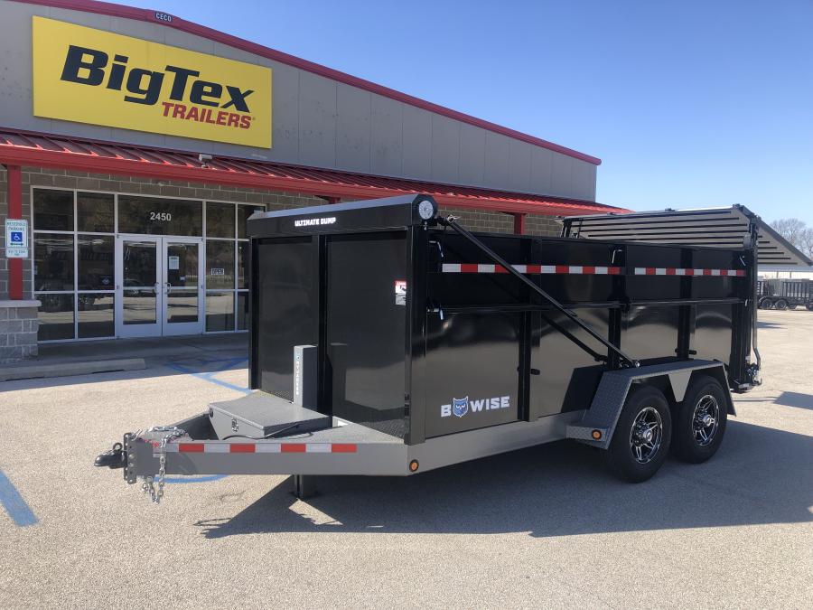 B-Wise DU14-15 Ultimate Dump, 82" x 14', 15.4K, Hydraulic Jack, Spare Tire, Wireless Remote Image 0