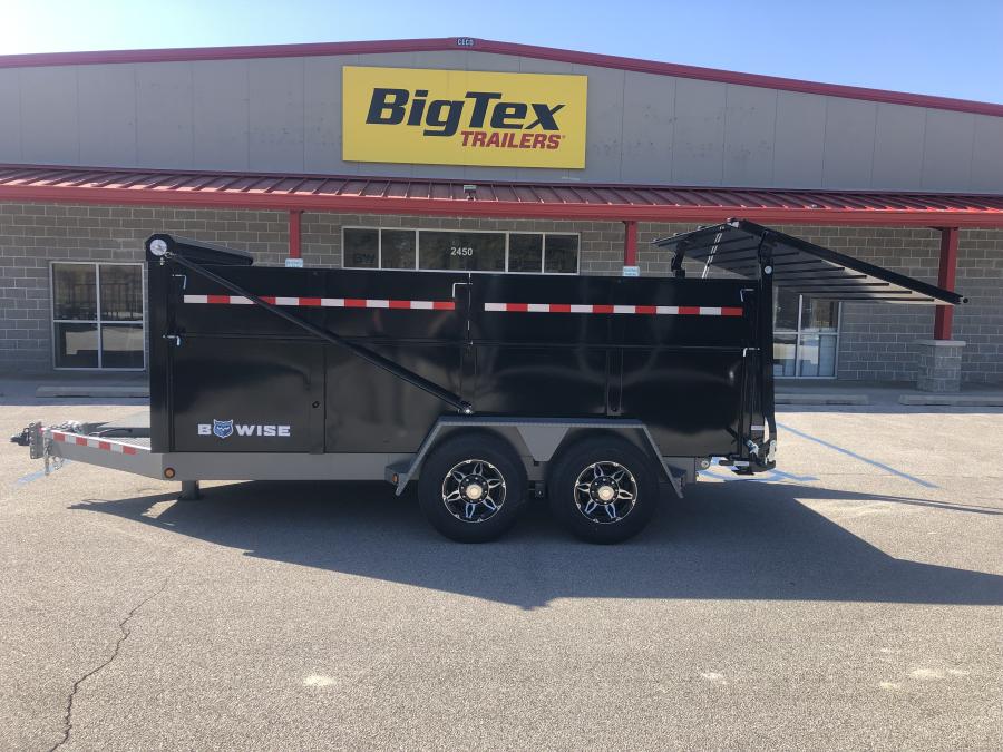 B-Wise DU14-15 Ultimate Dump, 82" x 14', 15.4K, Hydraulic Jack, Spare Tire, Wireless Remote Image 1