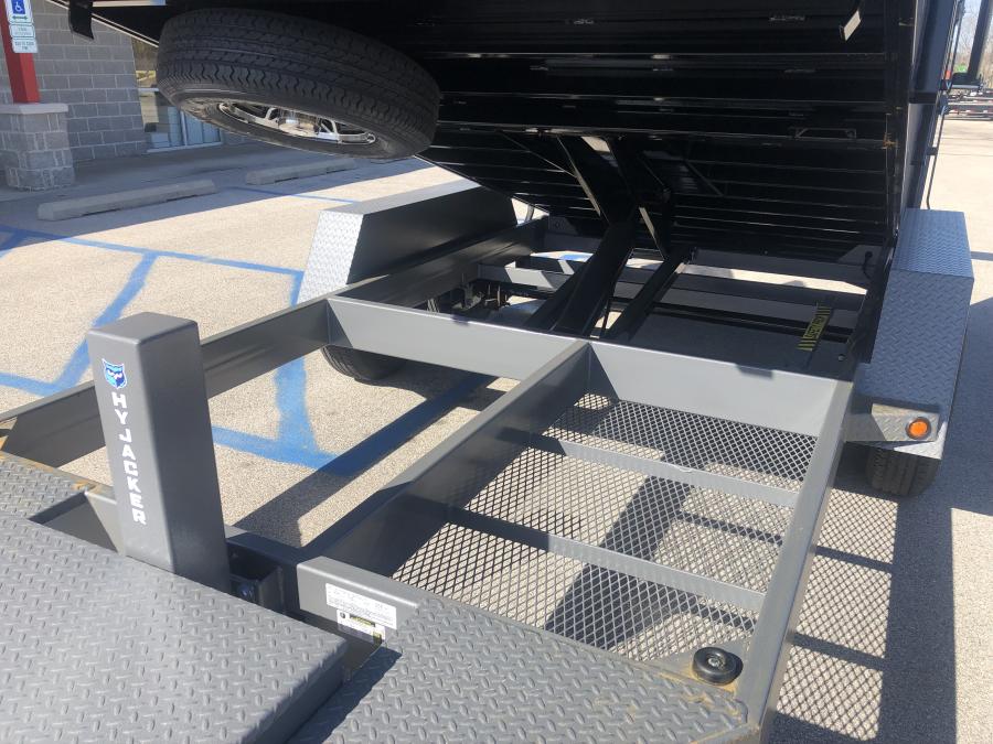 B-Wise DU14-15 Ultimate Dump, 82" x 14', 15.4K, Hydraulic Jack, Spare Tire, Wireless Remote Image 2