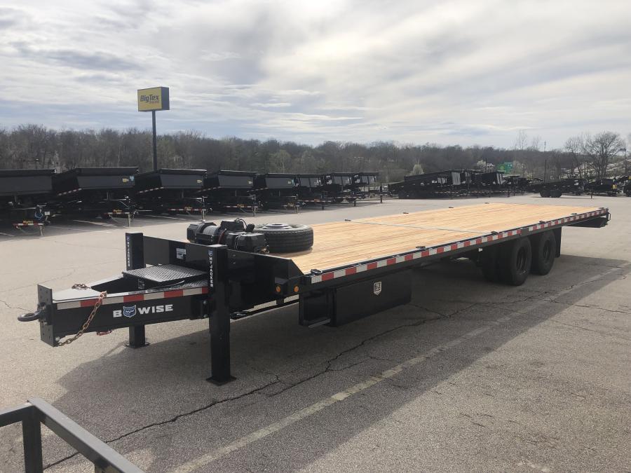 B-Wise THDB30 Deckover Hydraulic Tilt, 102" x 30', 25K, Hydraulic Jacks Image 1