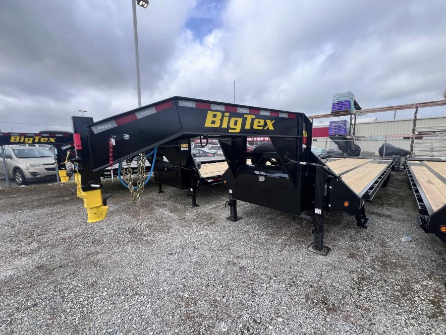 Big Tex 22GN, Gooseneck, 102" x 25', 23.9K, Dovetail, Mega Ramps Image 0