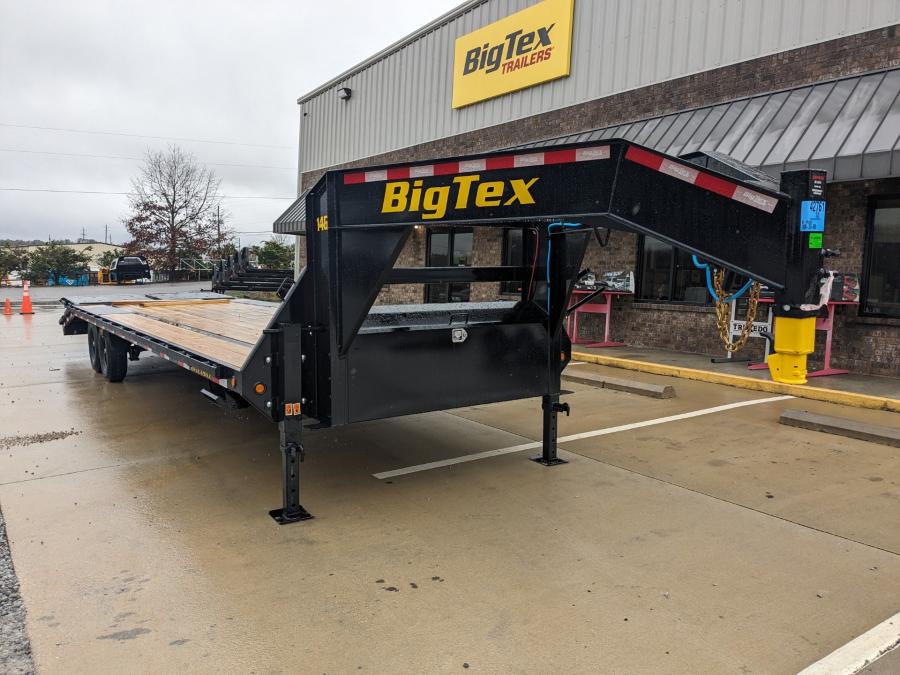Big Tex 14GN, Gooseneck, 102" x 25', 15.9K, Dovetail, Mega Ramps Image 0