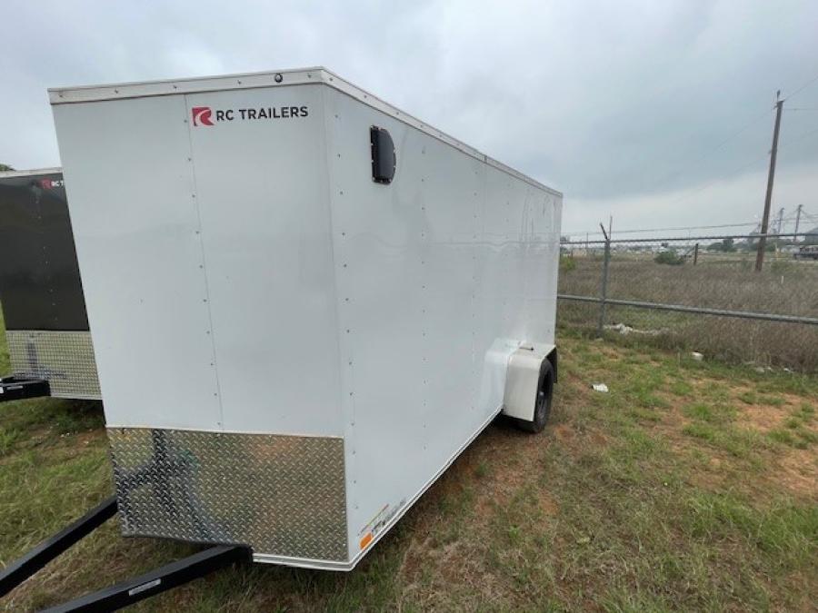 RWT6 RWT 6 x 12 SA FLAT TOP WEDGE ENCLOSED TRAILER BY RC Image 1