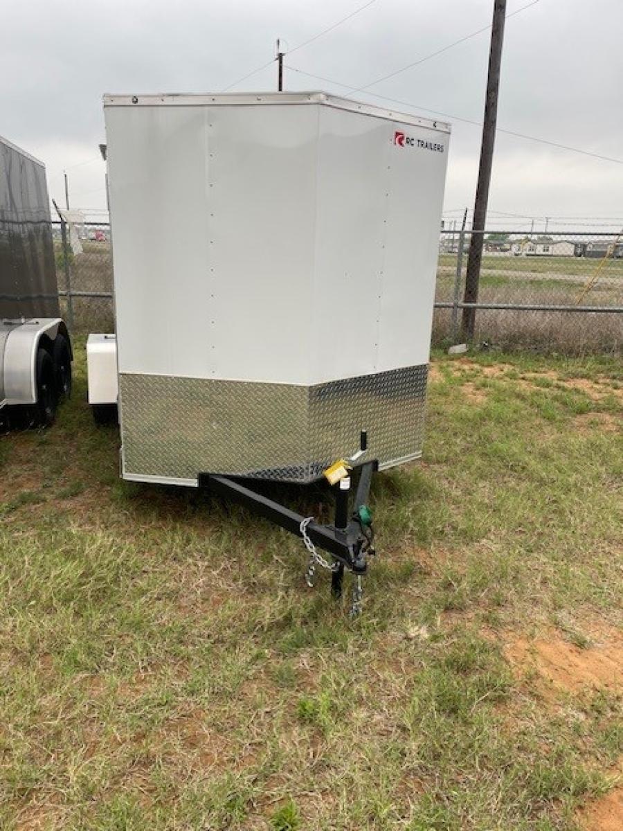 RWT6 RWT 6 x 12 SA FLAT TOP WEDGE ENCLOSED TRAILER BY RC Image 2