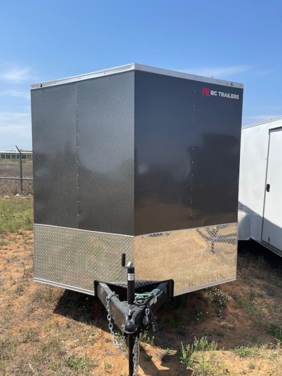 RWT7 RWT 7 x 14 TA FLAT TOP WEDGE ENCLOSED TRAILER BY RC Image 2