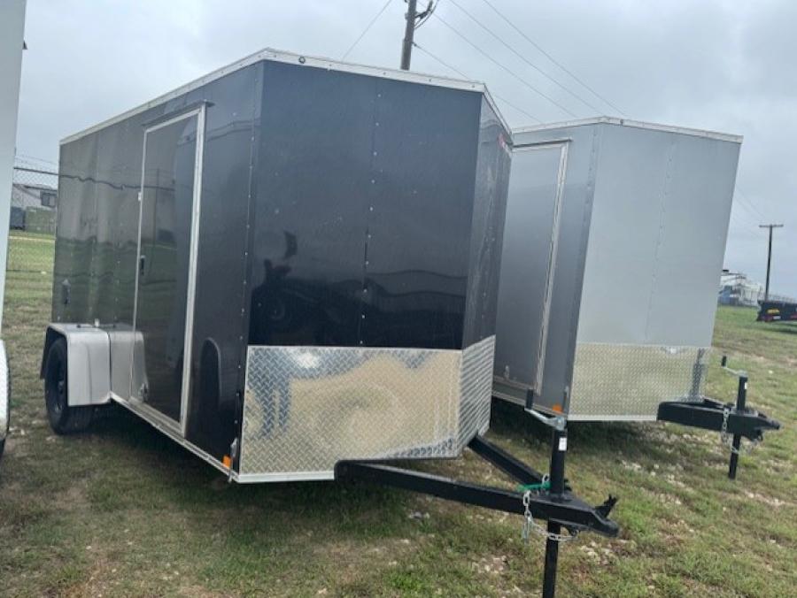 RWT6 RWT 6 x 12 SA FLAT TOP WEDGE ENCLOSED TRAILER BY RC Image 1