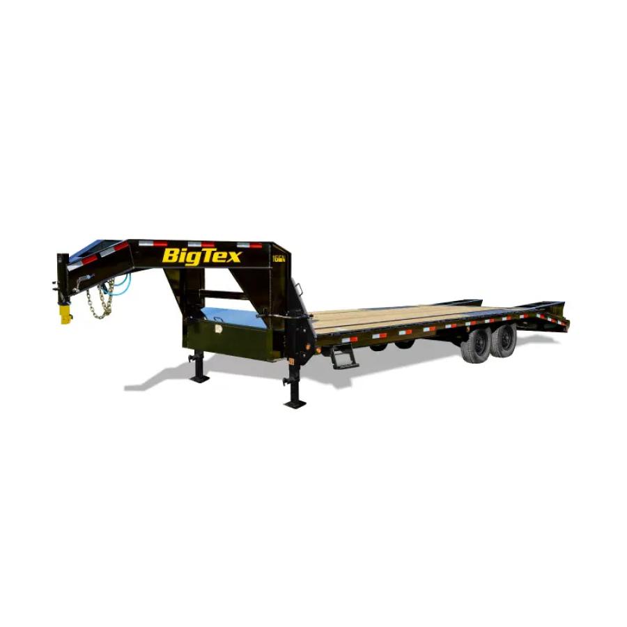 Big Tex 16GN, Gooseneck, 102" x 40', 17.5K, Dovetail, Mega Ramps Image 4