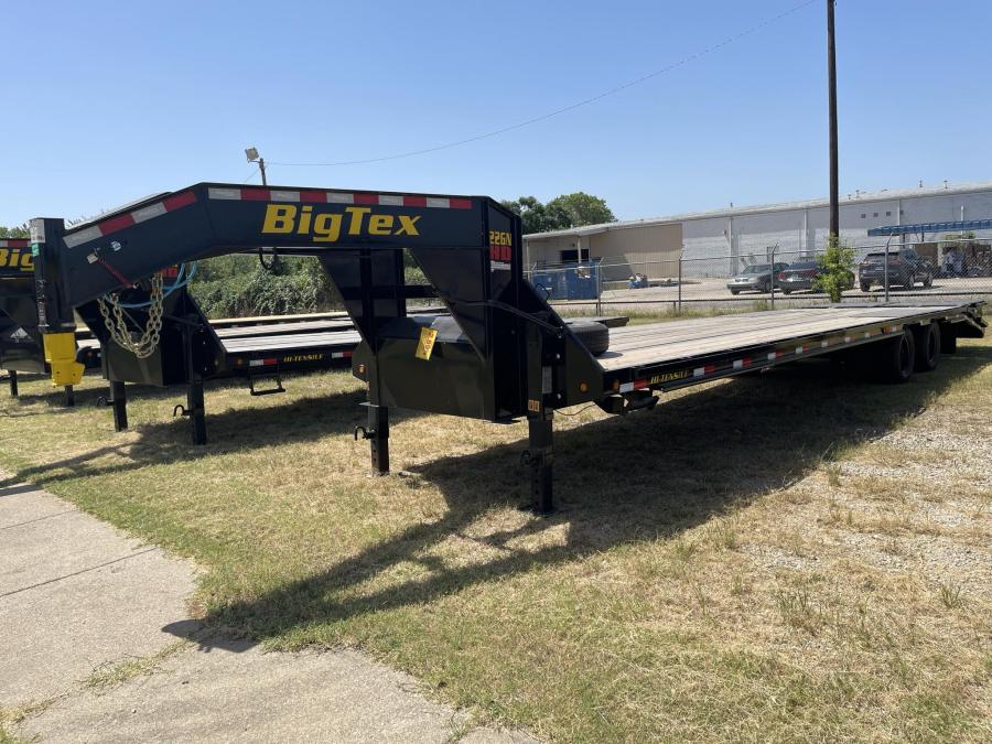 Big Tex 22GN, Gooseneck, 102" x 35', 23.9K, Dovetail, Mega Ramps Image 1