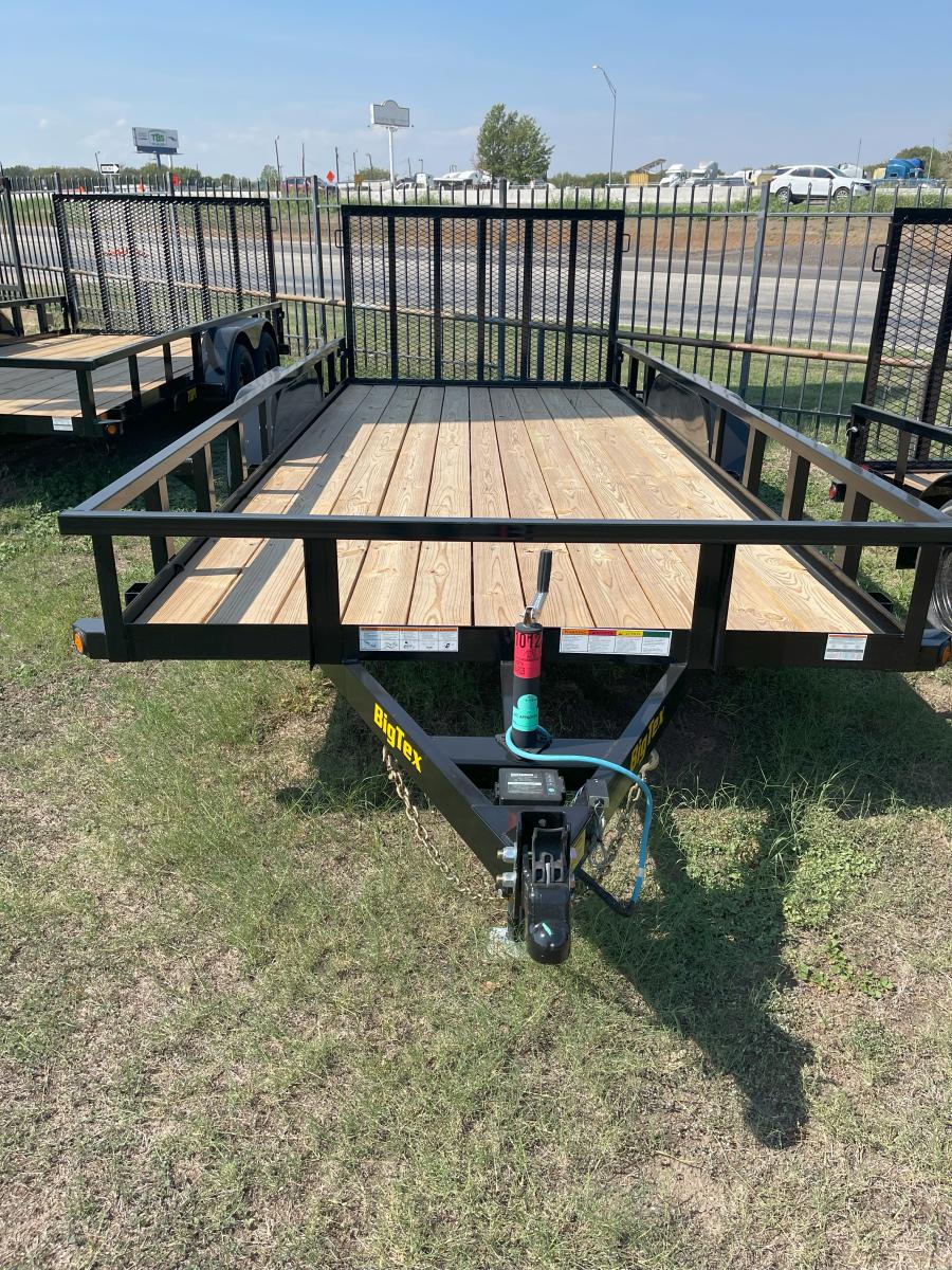 Big Tex 70PI 7K TAND SQ TA UTL 83"x18 BLK Image 1