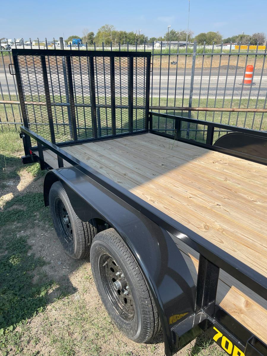 Big Tex 70PI 7K TAND SQ TA UTL 83"x18 BLK Image 3