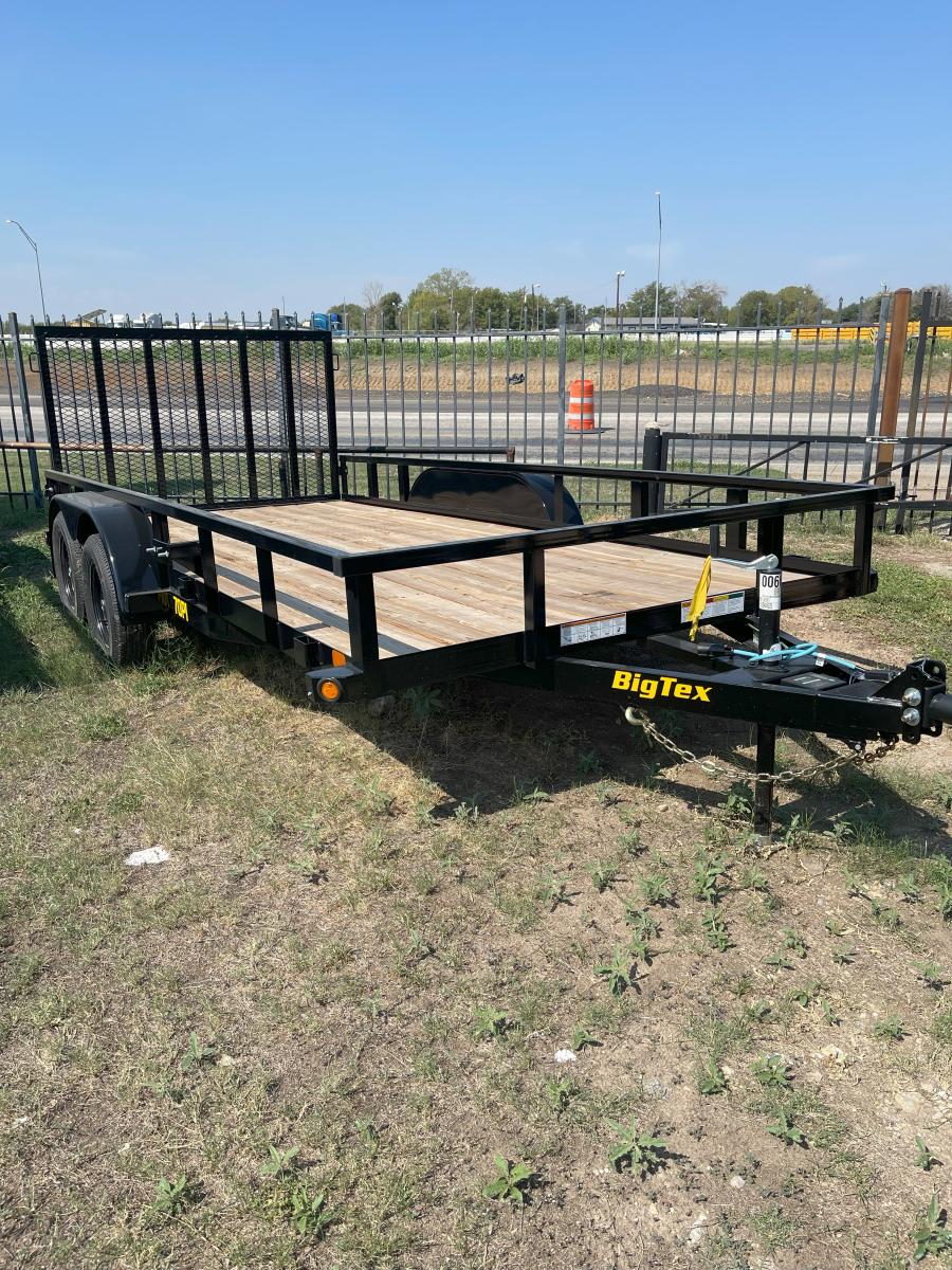 Big Tex 70PI 7K TAND SQ TA UTL 83"x18 BLK Image 6