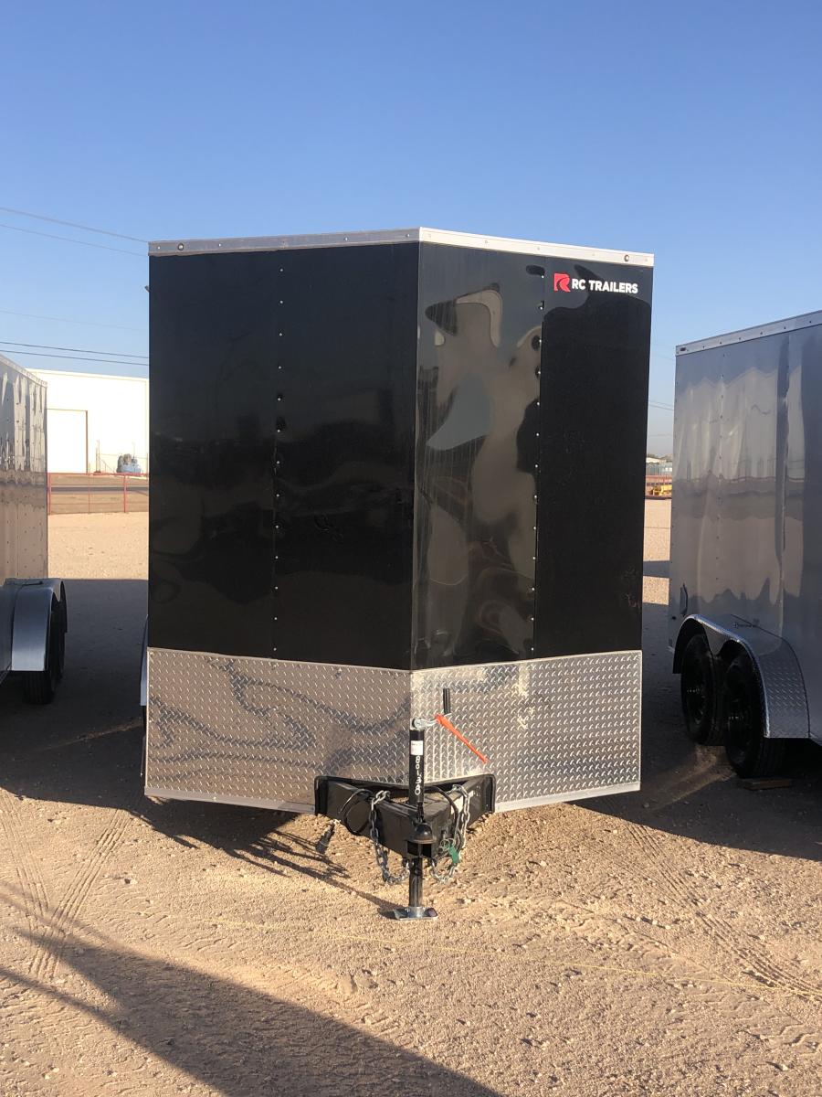 RWT7 RWT 7 x 16 TA FLAT TOP WEDGE ENCLOSED TRAILER BY RC Image 0
