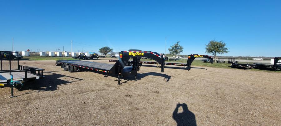Big Tex 22GN, Gooseneck, 102″ x 30′, 23.9K, Dovetail, Mega Ramps image 0