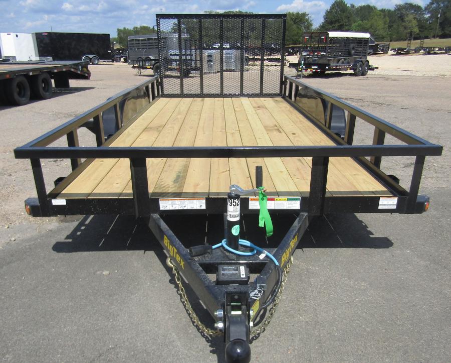 Big Tex 70PI 7K TAND SQ TU UTL 83"X20 BLK Image 3