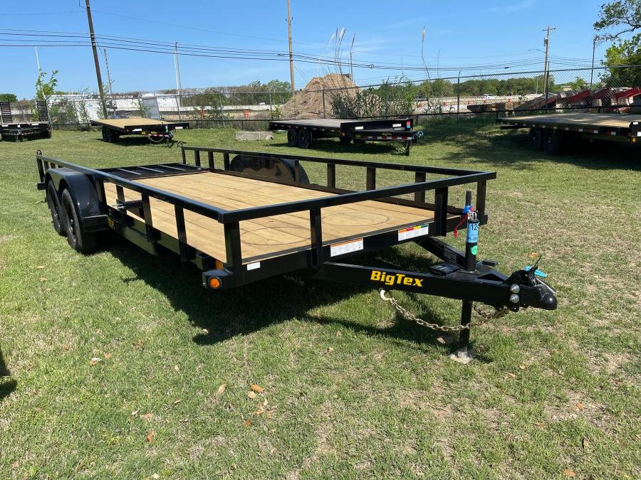 Big Tex 70PI 7K TAND SQ TU UTL 83"X20 BLK Image 0