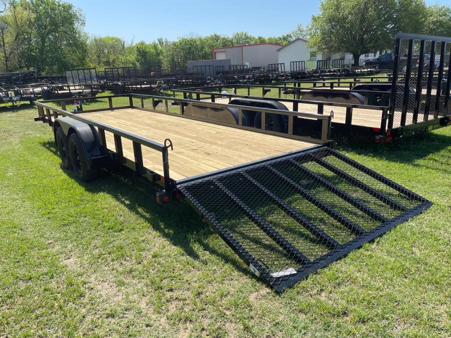 Big Tex 70PI 7K TAND SQ TU UTL 83"X20 BLK Image 6