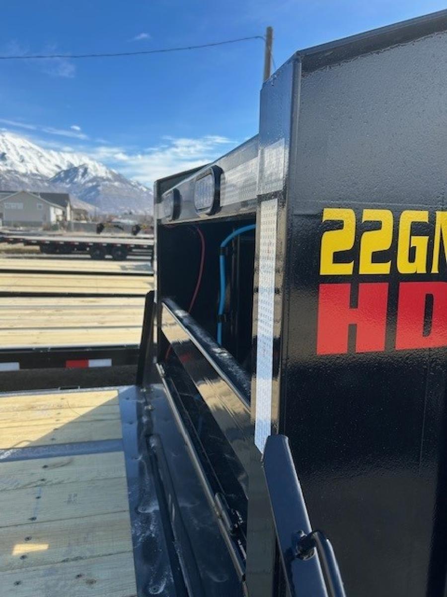 Big Tex 22GN, Gooseneck, 102" x 40', 23.9K, Dovetail, Mega Ramps Image 2