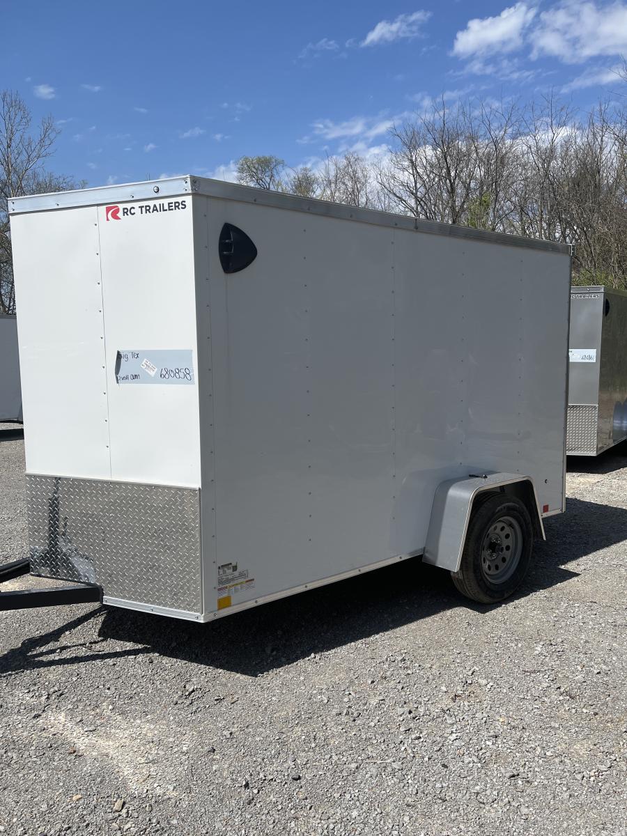 RWT6 RWT 6 x 10 SA FLAT TOP WEDGE ENCLOSED TRAILER BY RC Image 1