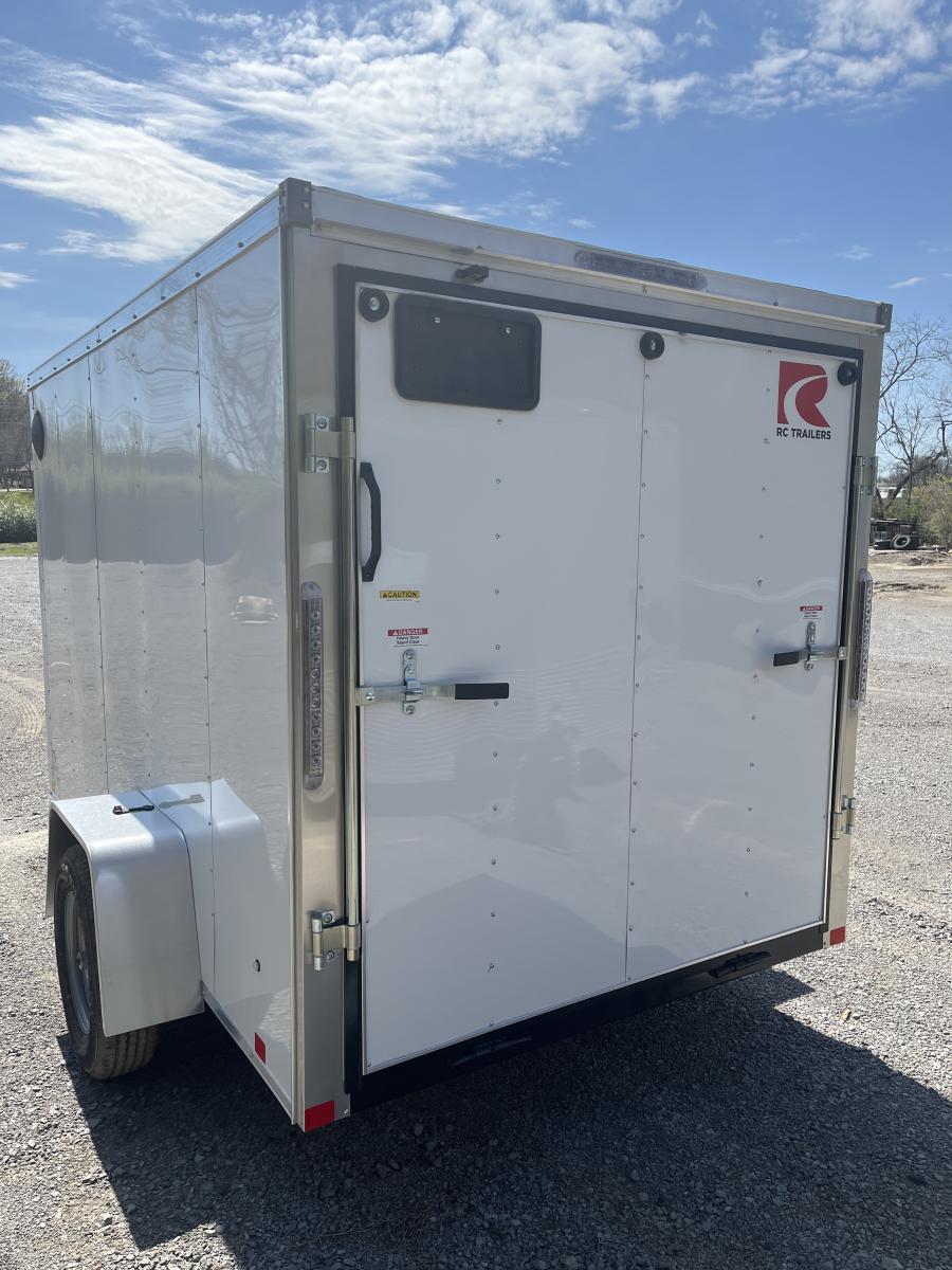 RWT6 RWT 6 x 10 SA FLAT TOP WEDGE ENCLOSED TRAILER BY RC Image 2