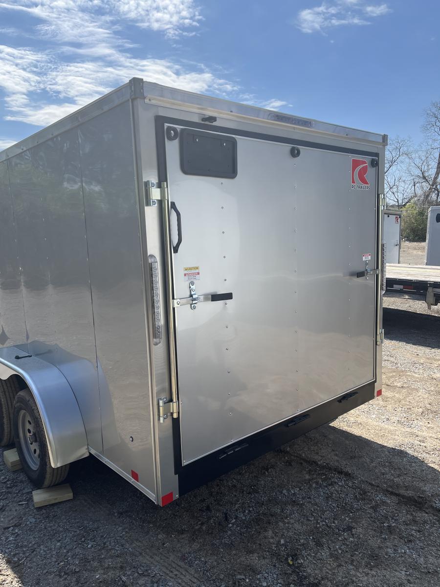 RWT7 RWT 7 x 14 TA FLAT TOP WEDGE ENCLOSED TRAILER BY RC Image 2
