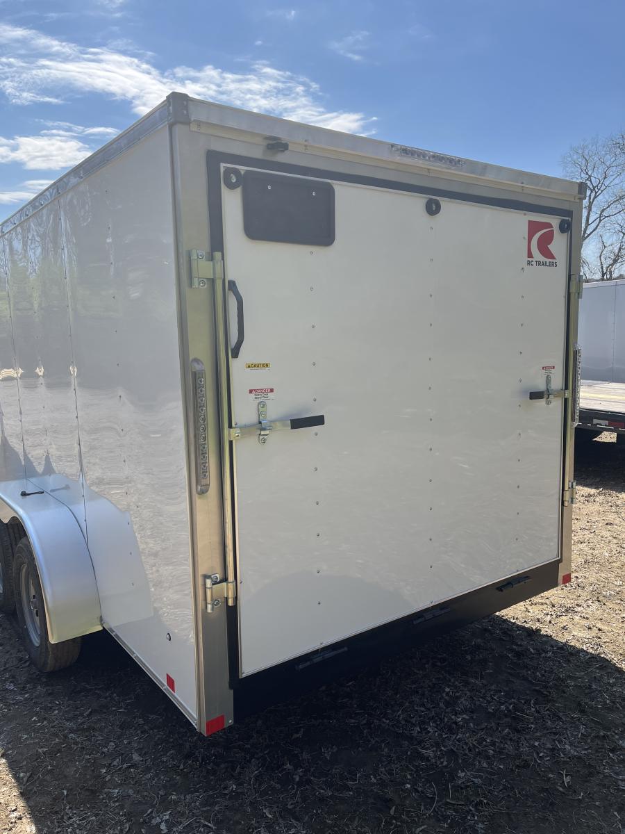 RWT7 RWT 7 x 16 TA FLAT TOP WEDGE ENCLOSED TRAILER BY RC Image 2