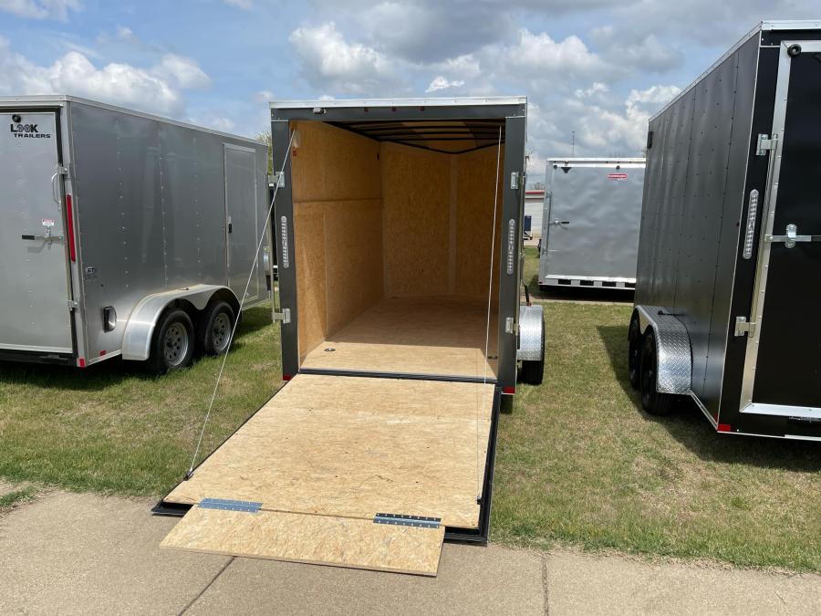 Commander CARGO 6X12X6.5IH SA RAMP RR ENCLOSED V-Nose-Gray Image 8