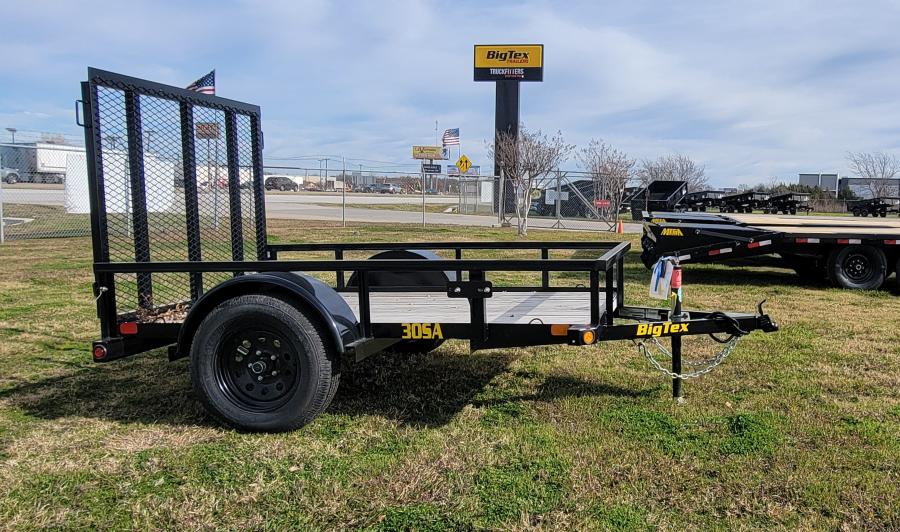 Big Tex 30SA 2,995# SA UTL 60″x8 4RG SPMT BLACK image 1