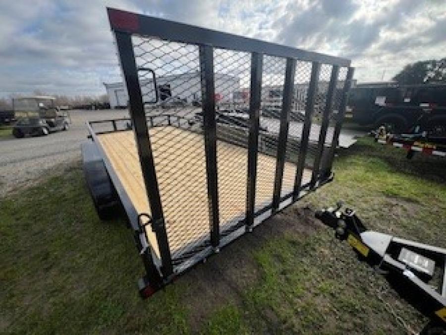 Big Tex 70PI 7K TAND SQ TU UTL 83"x16 2 BRAKES, BLK Image 1
