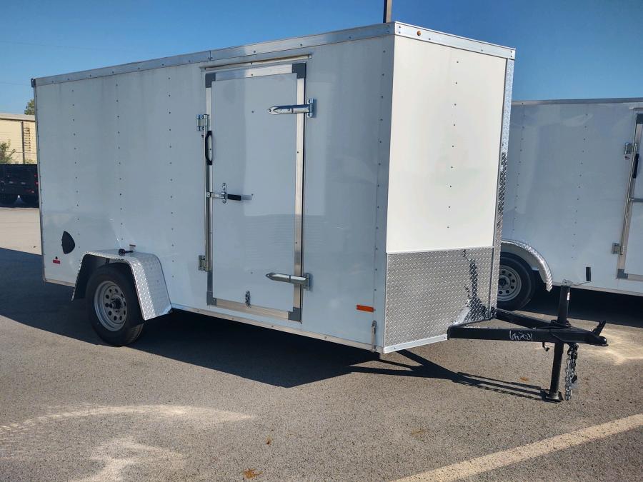 RWT6 RWT 6 x 12 SA FLAT TOP WEDGE ENCLOSED TRAILER BY RC Image 0