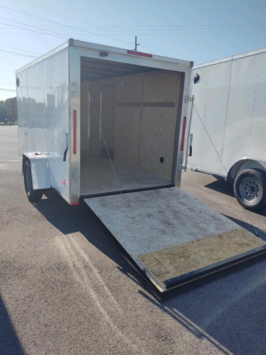 RWT6 RWT 6 x 12 SA FLAT TOP WEDGE ENCLOSED TRAILER BY RC Image 1
