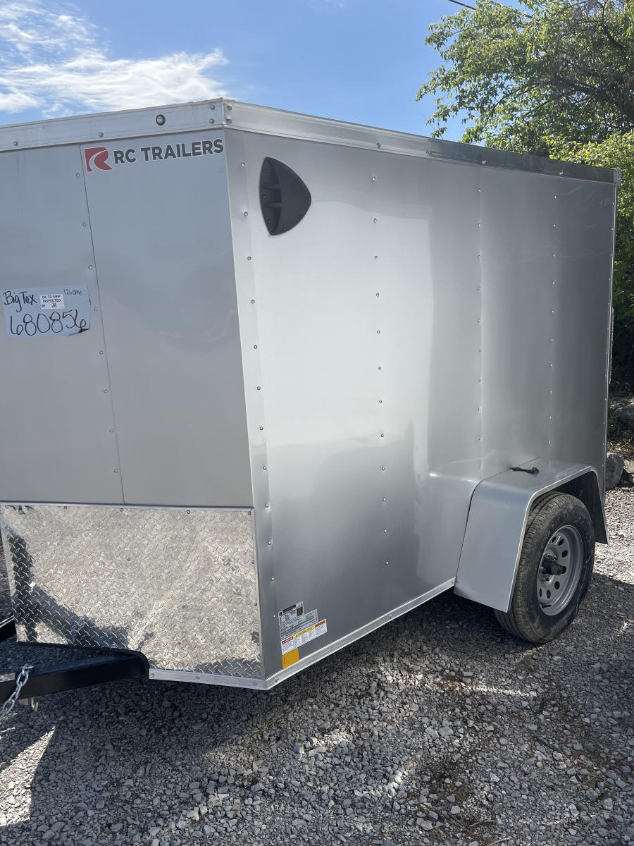 RWT5 RWT 5 x 8 SA FLAT TOP WEDGE ENCLOSED TRAILER BY RC Image 1