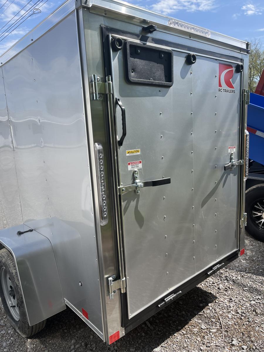RWT5 RWT 5 x 8 SA FLAT TOP WEDGE ENCLOSED TRAILER BY RC Image 2