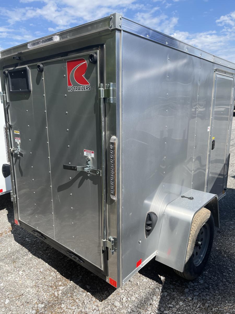 RWT5 RWT 5 x 8 SA FLAT TOP WEDGE ENCLOSED TRAILER BY RC Image 3