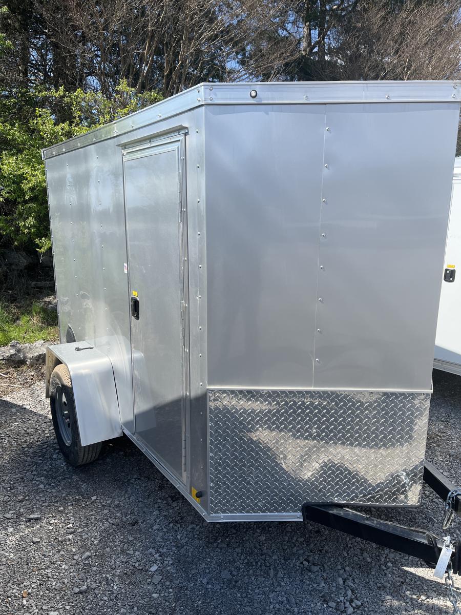 RWT5 RWT 5 x 8 SA FLAT TOP WEDGE ENCLOSED TRAILER BY RC Image 4