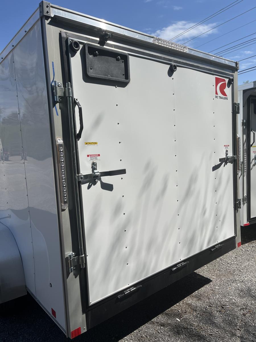 RWT7 RWT 7 x 14 TA FLAT TOP WEDGE ENCLOSED TRAILER BY RC Image 2