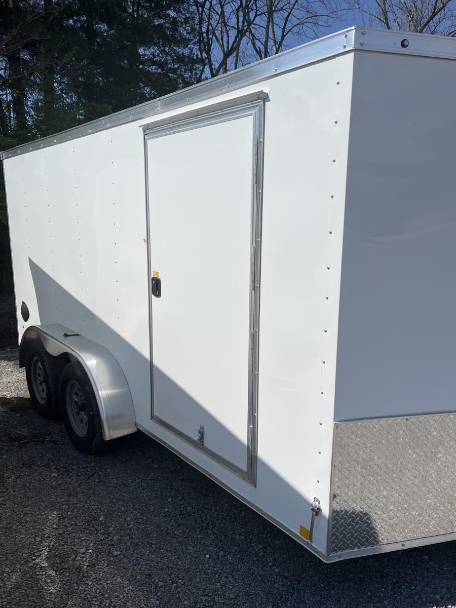 RWT7 RWT 7 x 14 TA FLAT TOP WEDGE ENCLOSED TRAILER BY RC Image 4