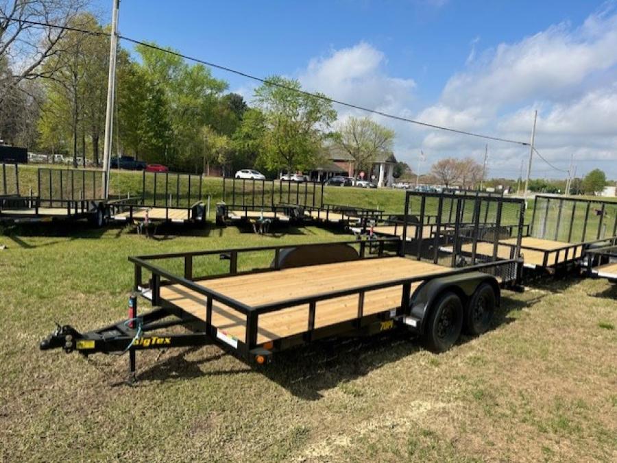 Big Tex 70PI 7K TAND SQ TU UTL 83"X20 2 BRAKES, BLK Image 2