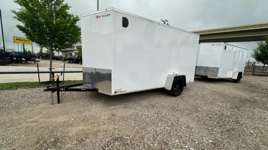 RWT6 RWT 6 x 12 SA FLAT TOP WEDGE ENCLOSED TRAILER BY RC Image 0