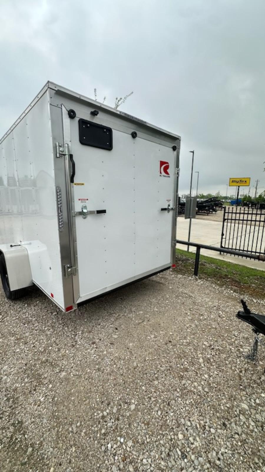 RWT6 RWT 6 x 12 SA FLAT TOP WEDGE ENCLOSED TRAILER BY RC Image 1