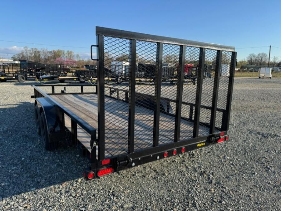 Big Tex 70PI 7K TAND SQ TU UTL 83"X20 2 BRAKES, BLK Image 4