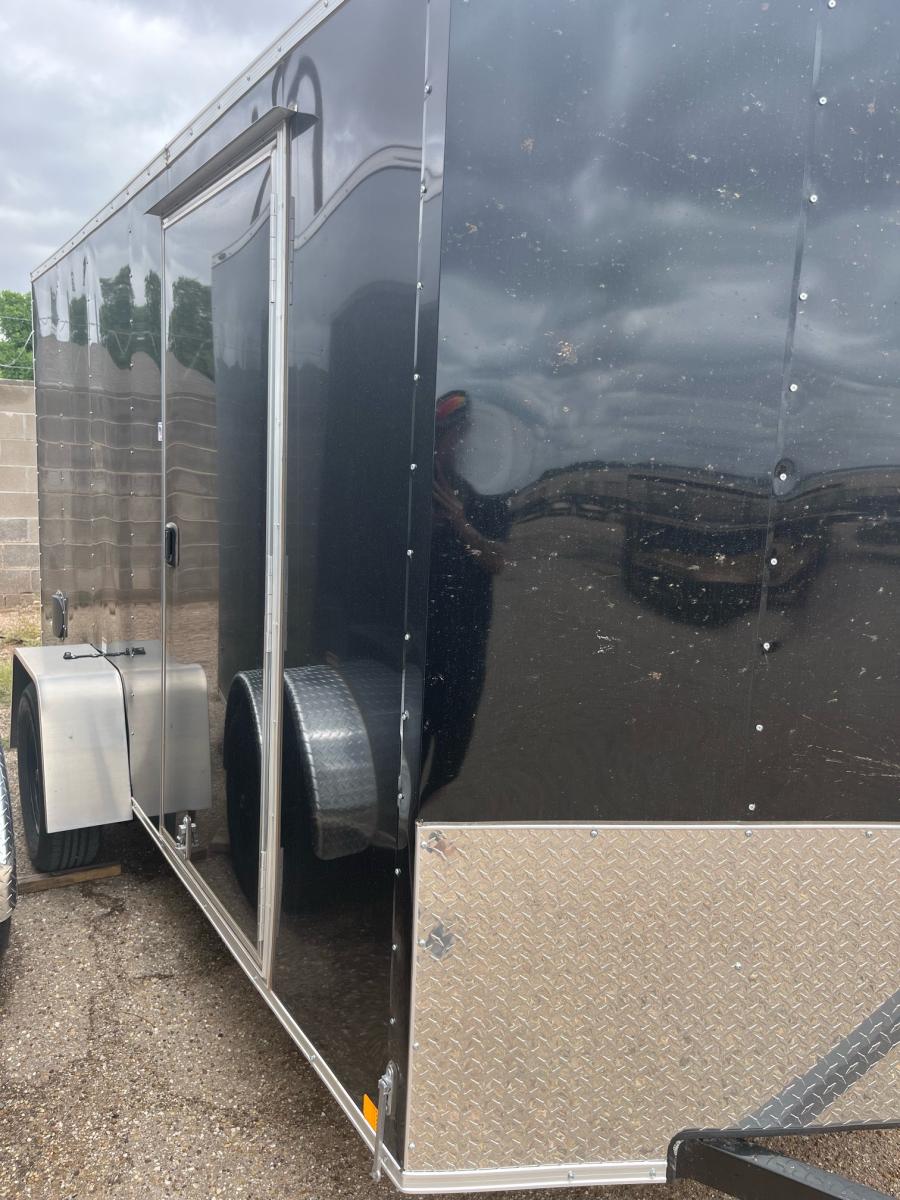 RWT6 RWT 6 x 12 SA FLAT TOP WEDGE ENCLOSED TRAILER BY RC image 1