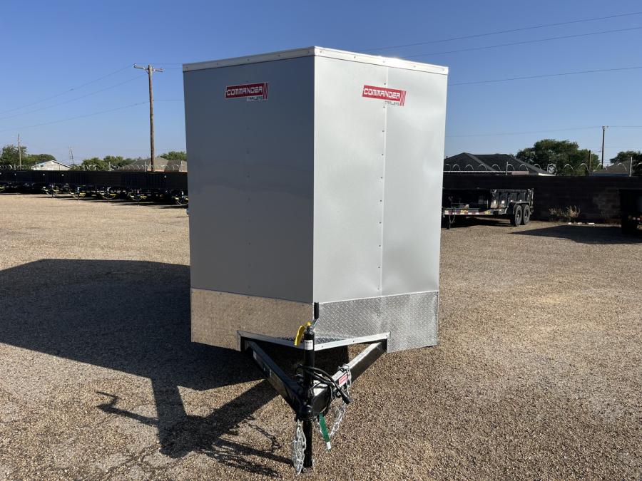 RWT7 7×16 Flat Top Wedge Enclosed Trailer Image 1