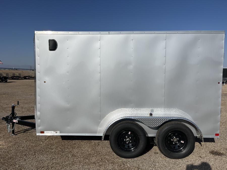 RWT7 7×16 Flat Top Wedge Enclosed Trailer Image 2