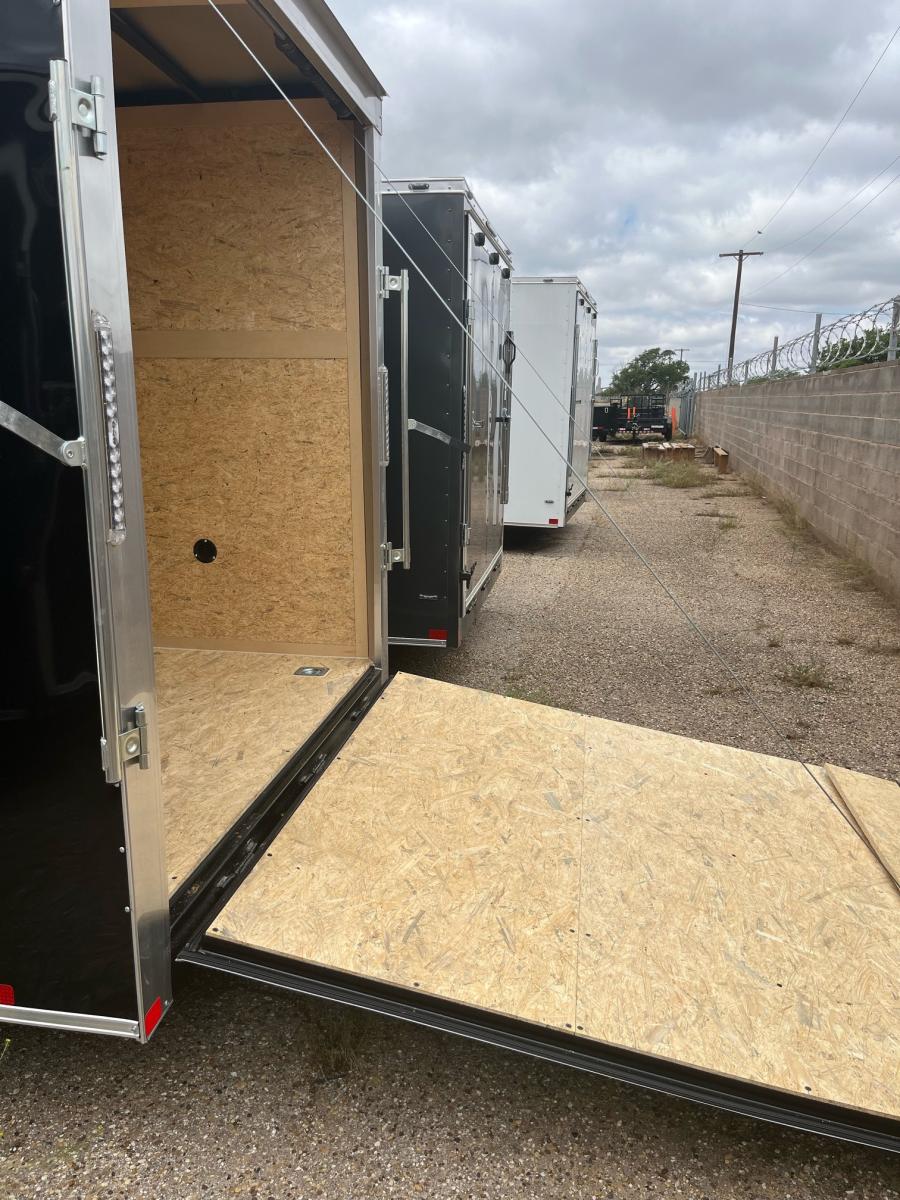 RWT7 7x16 Flat Top Wedge Enclosed Trailer Image 3