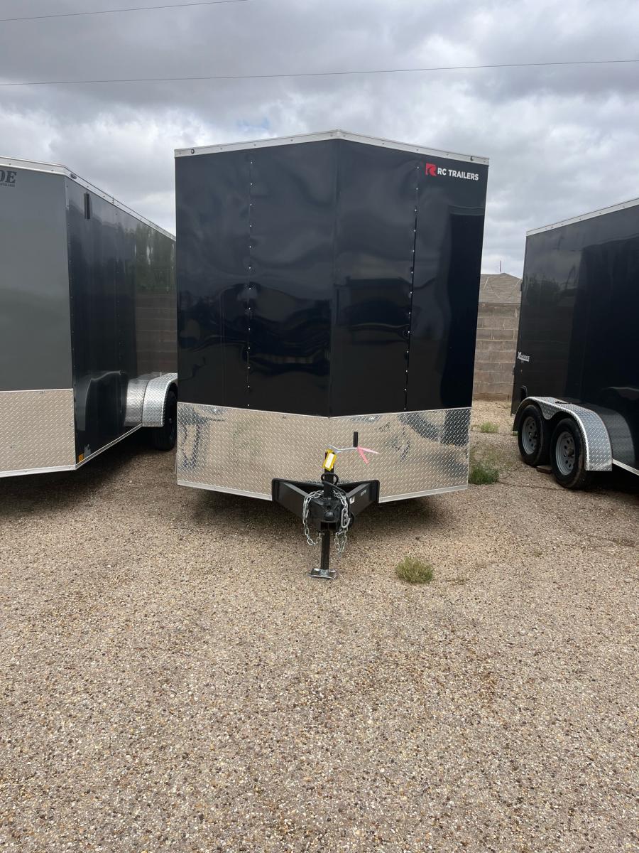 RWT7 7x16 Flat Top Wedge Enclosed Trailer Image 0