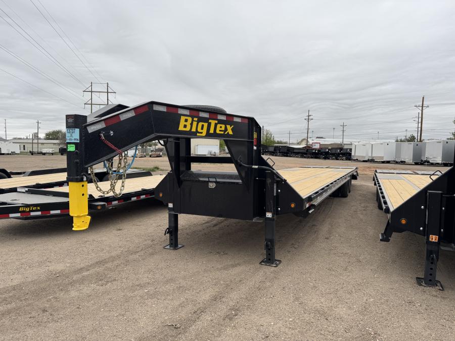 Big Tex 22GN, Gooseneck, 102" x 40', 23.9K, Dovetail, Mega Ramps Image 0