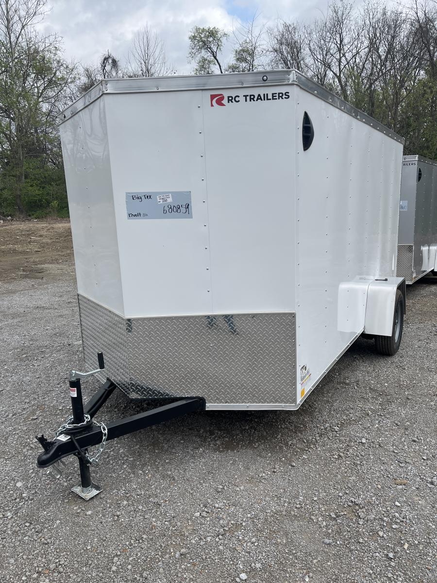 RWT6 RWT 6 x 12 SA FLAT TOP WEDGE ENCLOSED TRAILER BY RC Image 0