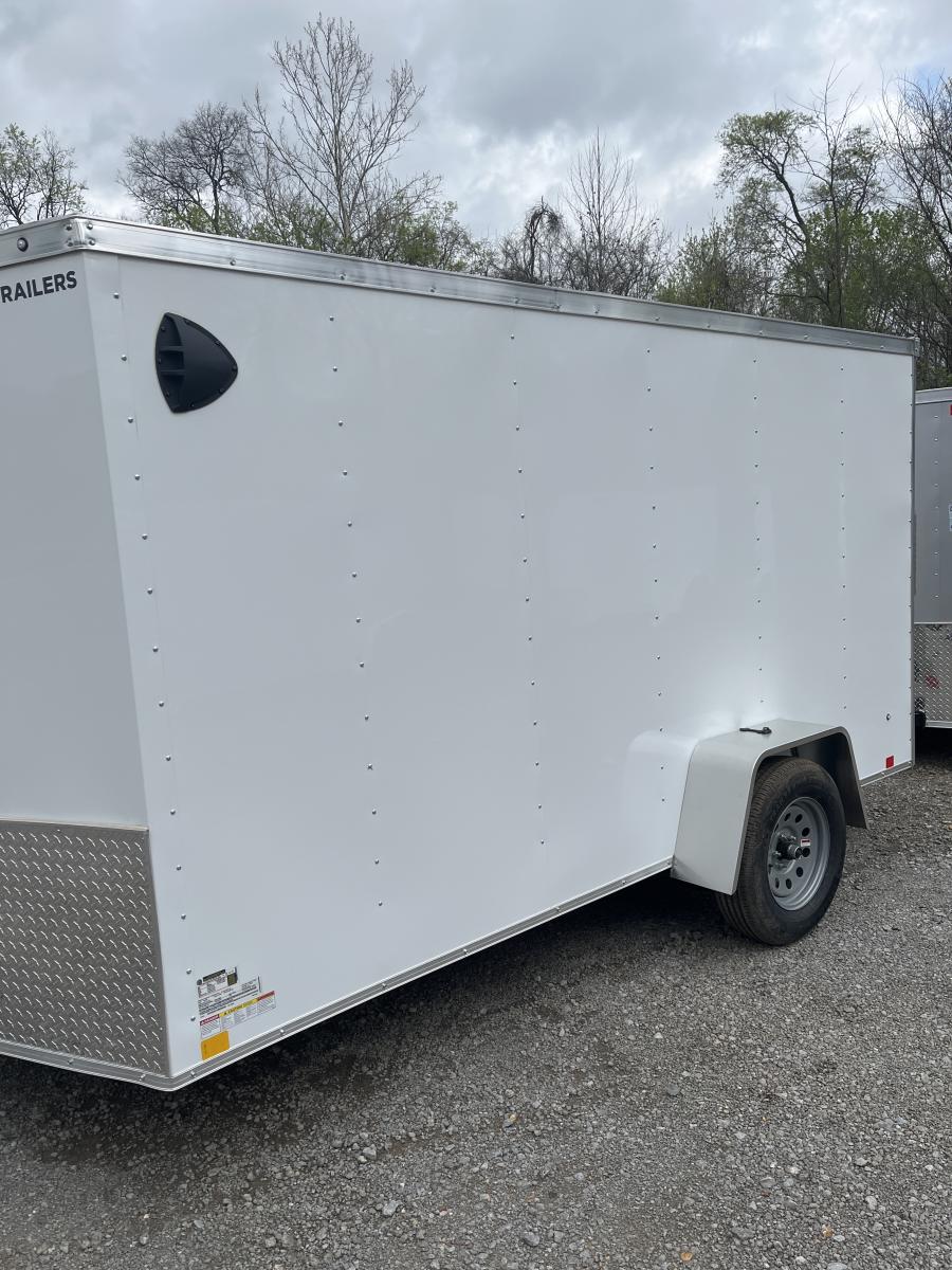 RWT6 RWT 6 x 12 SA FLAT TOP WEDGE ENCLOSED TRAILER BY RC Image 1